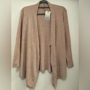 New Girls Barefoot Dreams Pink Cozychic Lite Cardigan Wrap 6/7